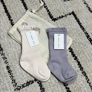 Jamie Kay Frill Socks NWT